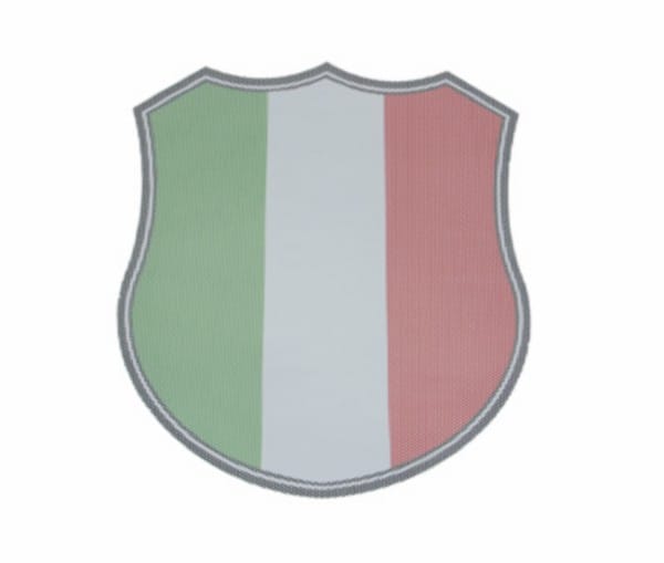 sticker univ logo windscherm kleuren italie=op=op