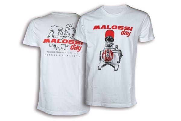 t-shirt korte mouwen malossi L wit 4114514.50