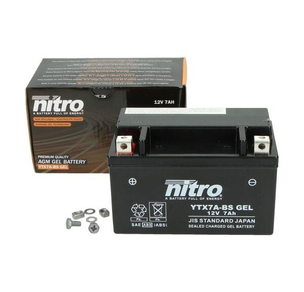 accu nitro ntx7a-bs/ytx7a-bs sla/gel 6amp past op sco china 4t