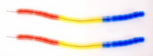 naaf borstelset blauw/geel/rood