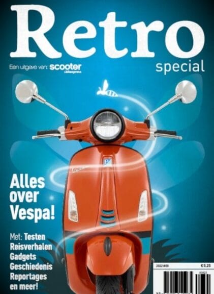 accessoire tijdschrift vespa retro special 2023=op=op