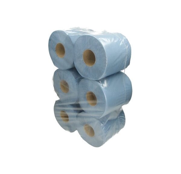 werkplaats handdoekpapier rol (houder 123074) blauw katrin 551518 6 stuks