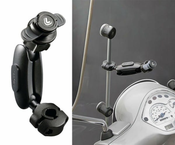adapter lampa telefoon Opti-Bar ORBIT (Titan Series) spiegel/windschermsteun lang 90561