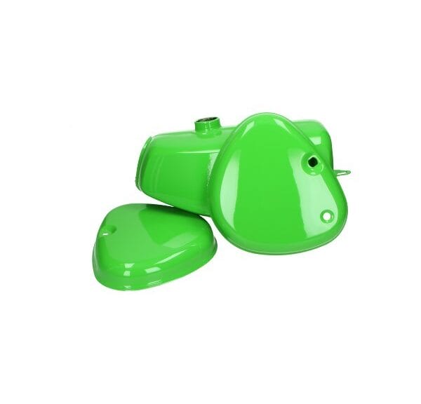 benzinetank + zijdekselset groen past op simson S51