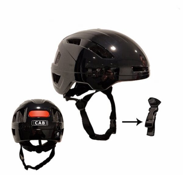 helm pedelec/snorfiets NTA-8776 keur safety S/M 52/57 zwart glans CAB