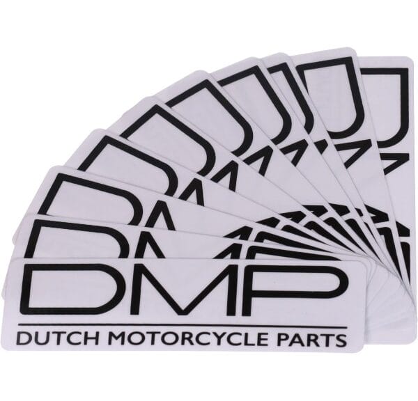sticker DMP (100x30mm) 10 stuks