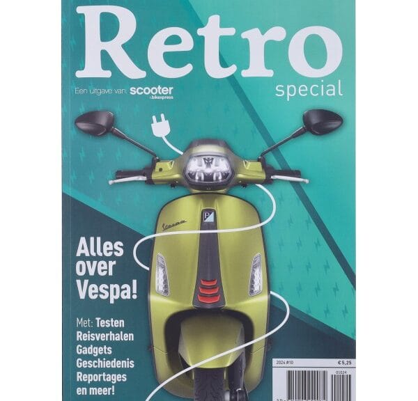 accessoire tijdschrift vespa retro special 2024
