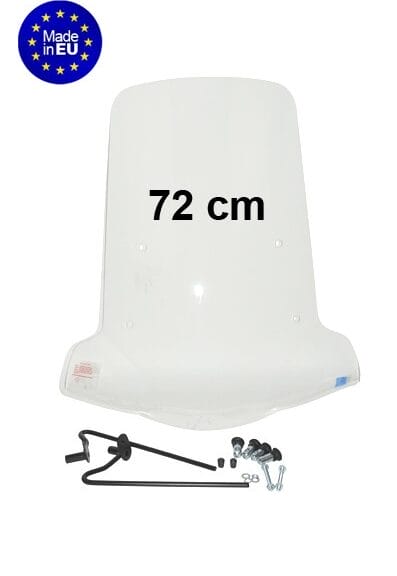 windscherm + bev. set (made in EU) hoog v.a. 2013 neo 4t UBS-rem 72cm helder