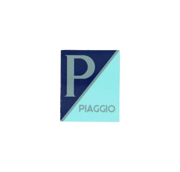 sticker logo voorscherm lx/piag/primav/sprin blauw/grijs