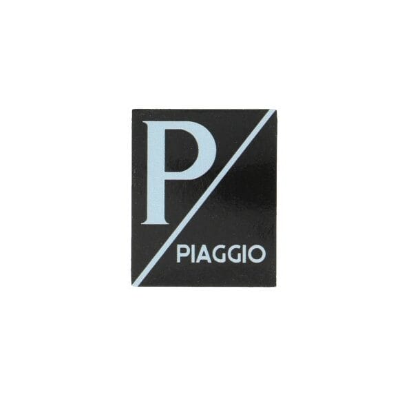 sticker logo voorscherm lx/piag/primav/sprin zwart/zwart