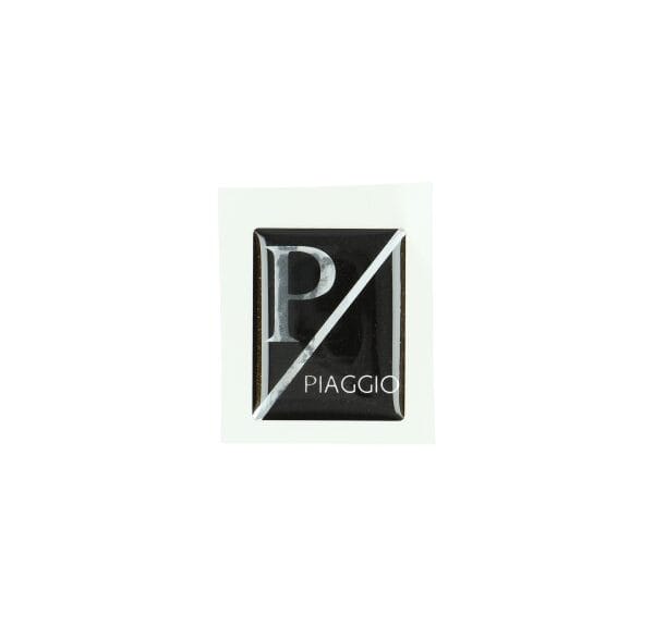 sticker logo voorscherm lx/piag/primav/sprin zwart