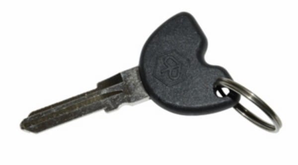 sleutel Piaggio origineel contactslot blind euro-2/4/5 (lang) past op carnaby