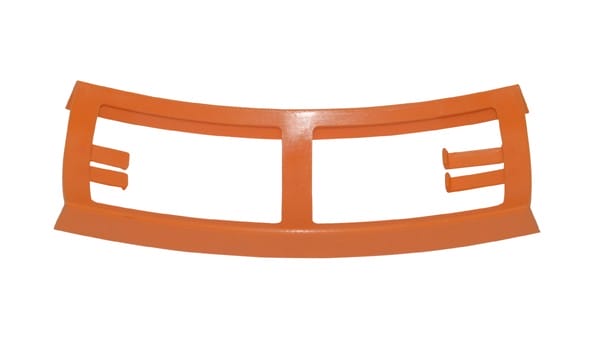 verbindingsstuk frame achterspatbord 1968-1972 oranje past op kreidler