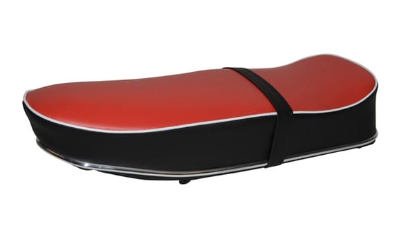 buddyseat (made in EU) 1965+1966 rood/zwart past op kreidler