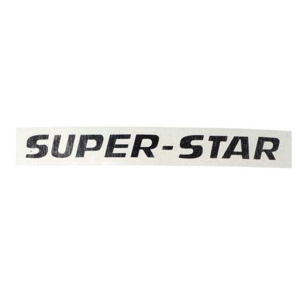 sticker kreidler (super-star) zwart/wit