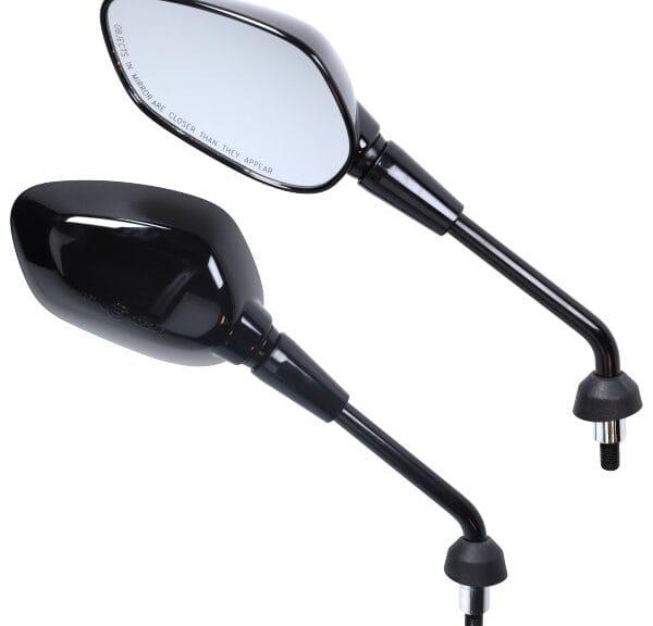 spiegelset e-keur origineel  model GTS300euro/gts300hpe/GTS300RST zwart glans