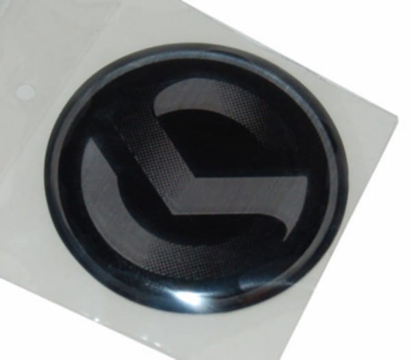 sticker Sym logo stuurkap 30mm past op mio