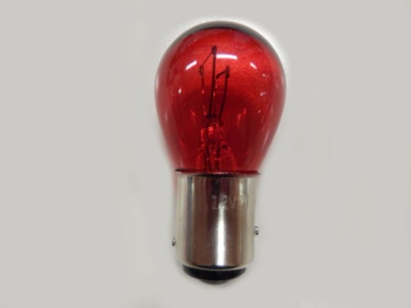 lamp 12V Piaggio origineel 21/5W baW15d rood 640753